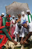 Muslims celebrate the first day of Eid al-Adha in Lagos