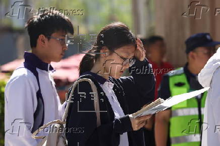 China's national college entrance exam in Beijing