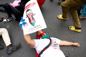 Demonstration against the death of Kenyan blogger Albert Ojwang who died in police custody, in downtown Nairobi