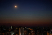 Russian drone strike in Kyiv