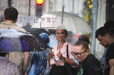 Rainy day in Moscow