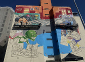 Grafite em execução no Elevado Presidente João Goulart