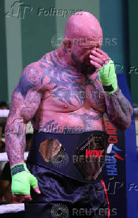 American-born mixed martial arts (MMA) fighter Jeff Monson fights against Maxim 