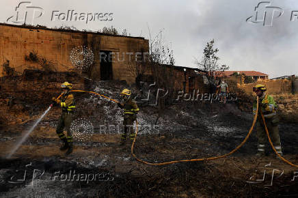 Wildfire in Congosta