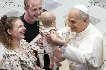 Pope Leo XIV holds weekly general audience in Vatican City