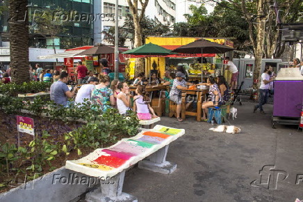 Food truck na avenida Paulista