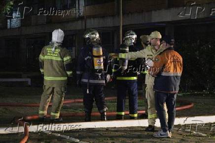 Incêndio na PUC-PR em Curitiba