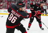 NHL: Stanley Cup Playoffs-New Jersey Devils at Carolina Hurricanes