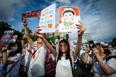 Anti-child abuse protest in Taipei