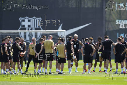 Entrenamiento del FC Barcelona