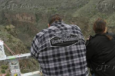 Ponte do desfiladeiro do rio grande em taos - novo méxico.