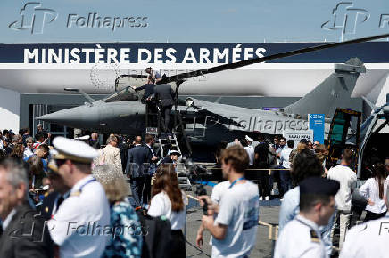 55th Paris Air Show at Le Bourget Airport near Paris