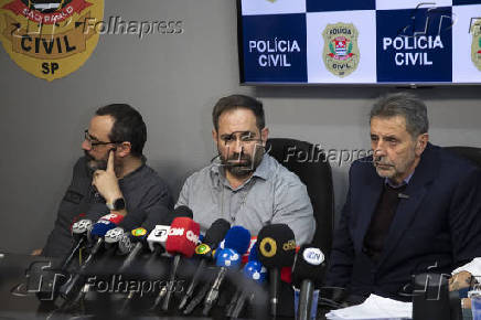 Coletiva de Imprensa sobre o assassinato do empresário em Interlagos