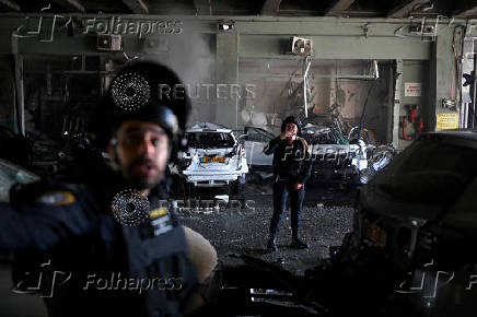 Aftermath of Iran's missile strike on Israel