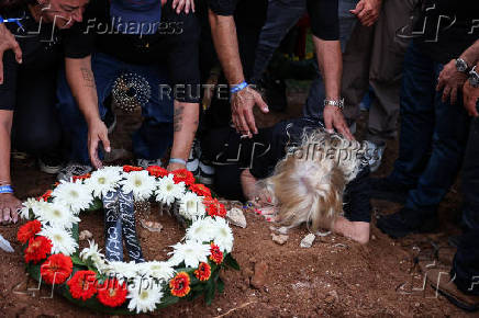 Funeral of hostage Yonatan Samerano, in Tel Aviv