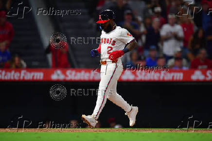 MLB: Texas Rangers at Los Angeles Angels