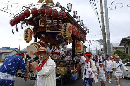 Chikura Matsuri summer festival in Chiba Prefecture