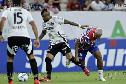 Partida entre fortaleza e colo colo pela copa conmebol sul-americana
