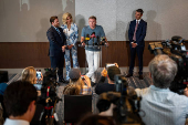 Reality television star Todd Chrisley attends a news conference in Nashville