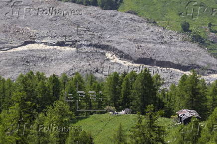 Aftermath of Birch Glacier collapse in Switzerland