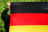 Right-wing protest at Mitte district in Berlin