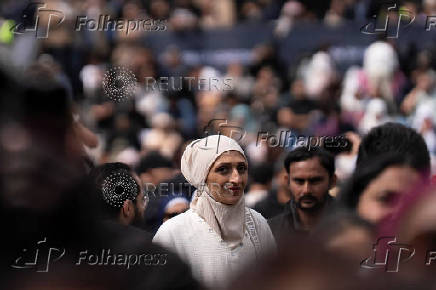 'Eid on the Square' celebrations in Trafalgar Square, London