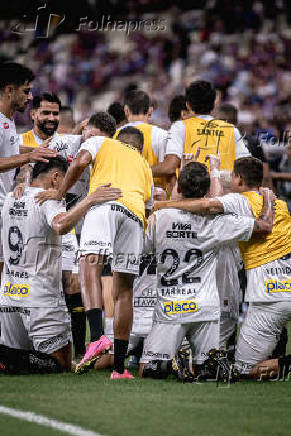 Partida entre Fortaleza e Santos pelo Campeonato Brasileiro