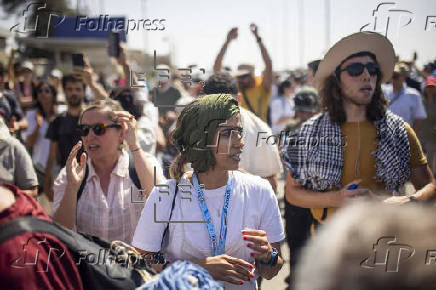 Egipto interrumpe el paso de activistas rumbo a Rafah a pocos kilómetros de El Cairo