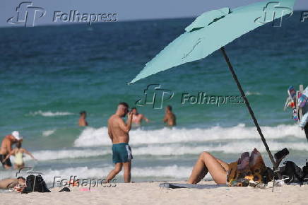 Ponto do píer da praia sul.
