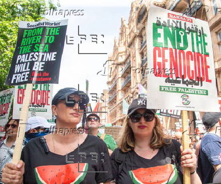 National March for Palestine in London