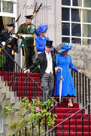 King visits Scotland for Holyrood Week