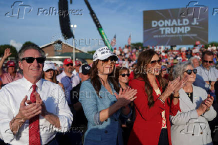 U.S. President Trump visits Des Moines, Iowa