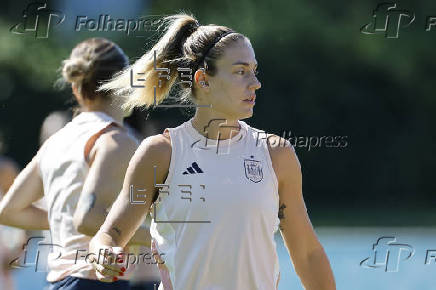 Último entrenamiento selección española femenina de fútbol