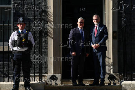 British Prime Minister Starmer meets Czech Prime Minister Fiala, in London
