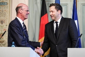 German-French closed-door meeting of finance ministers at Genshagen Castle