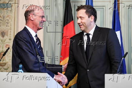German-French closed-door meeting of finance ministers at Genshagen Castle