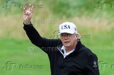 U.S. President Trump visits Scotland