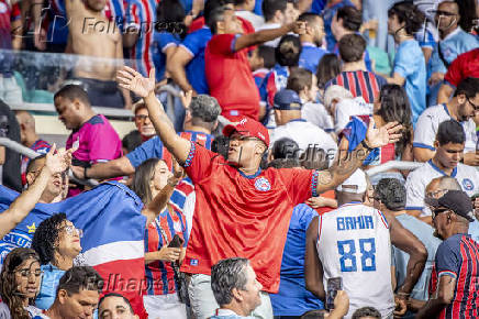 SALVADOR, BA, 28.08.2025-COPA DO BRASIL-BAHIA (BA) X FLUMINENSE (RJ)