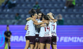 BARUERI, SP, 26.04.2025-BRASILEIRO FEMININO-PALMEIRAS X FERROVIARIA