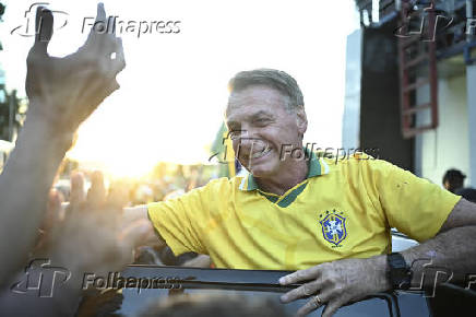 Bolsonaro ato pela anistia em Brasília