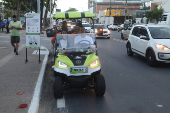 Passeio de carrinho elétrico gratuito