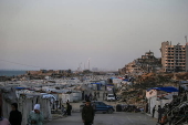 Internally displaced Palestinians from the northern Gaza Strip