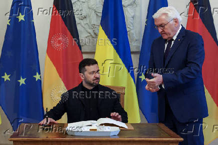 Ukraine's President Zelenskiy visits Germany