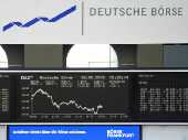German share price index DAX graph is pictured at the stock exchange in Frankfurt