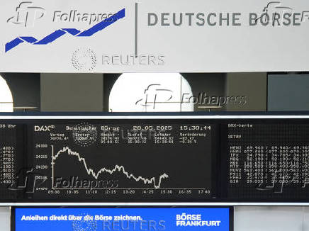 German share price index DAX graph is pictured at the stock exchange in Frankfurt