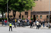 British actor and comedian Russell Brand appears at Southwark Crown Court, in London