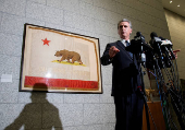 California Governor Gavin Newsom attends a hearing on the use of National Guard troops amid federal immigration sweeps, in San Francisco