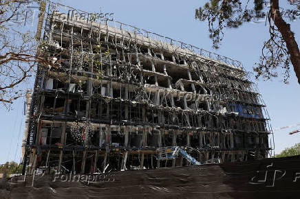 Weizmann Institute of Science buildings left in ruins following an Iranian missile strike
