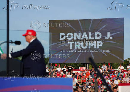 U.S. President Trump visits Des Moines, Iowa