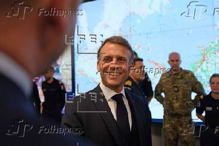 French President Emmanuel Macron visits Britain